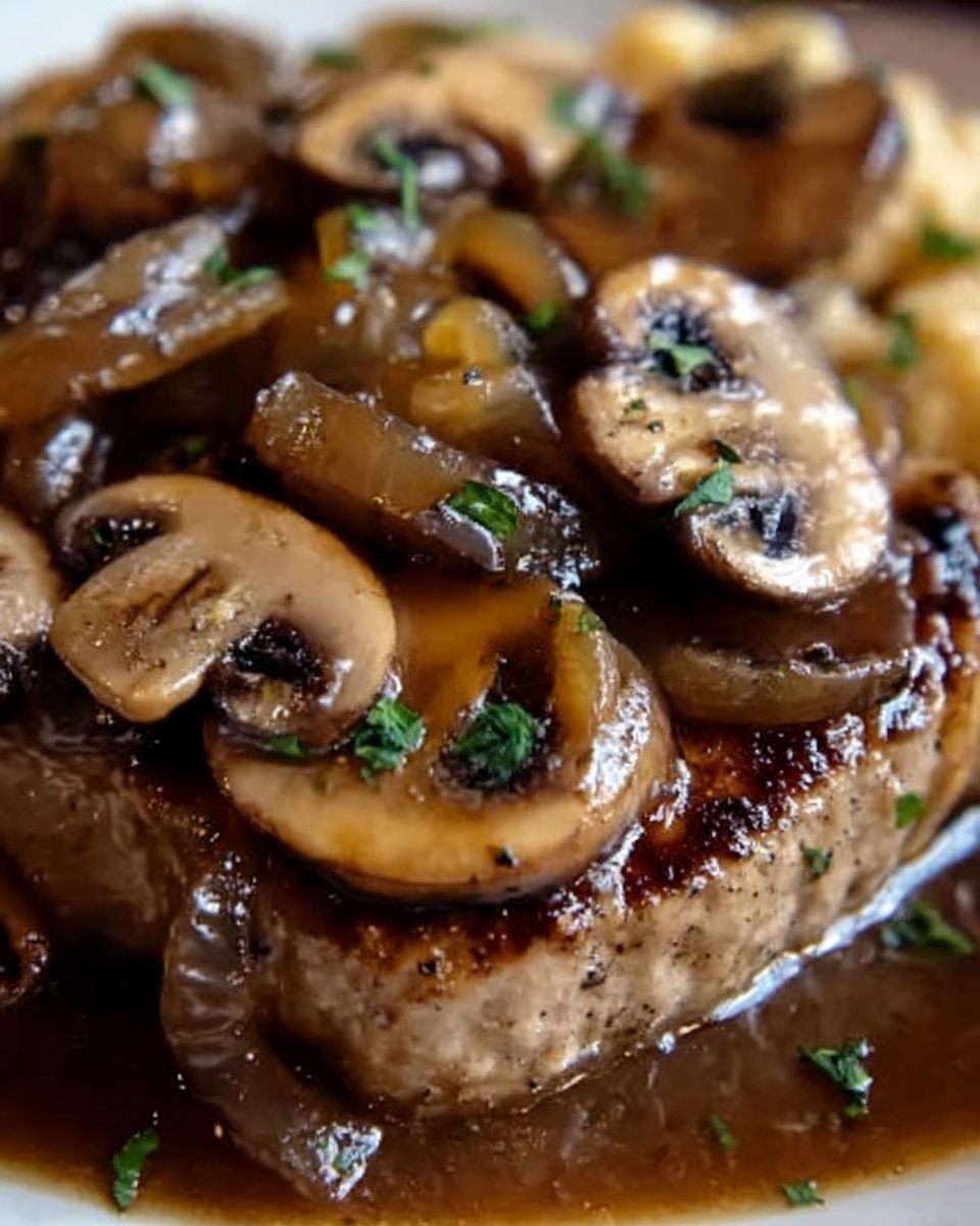 Bobby Flay–Inspired Salisbury Steak Recipe - Recipe Image