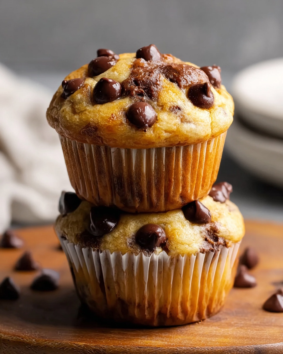 Skinny Banana Chocolate Chip Muffins Recipe - Recipe Image