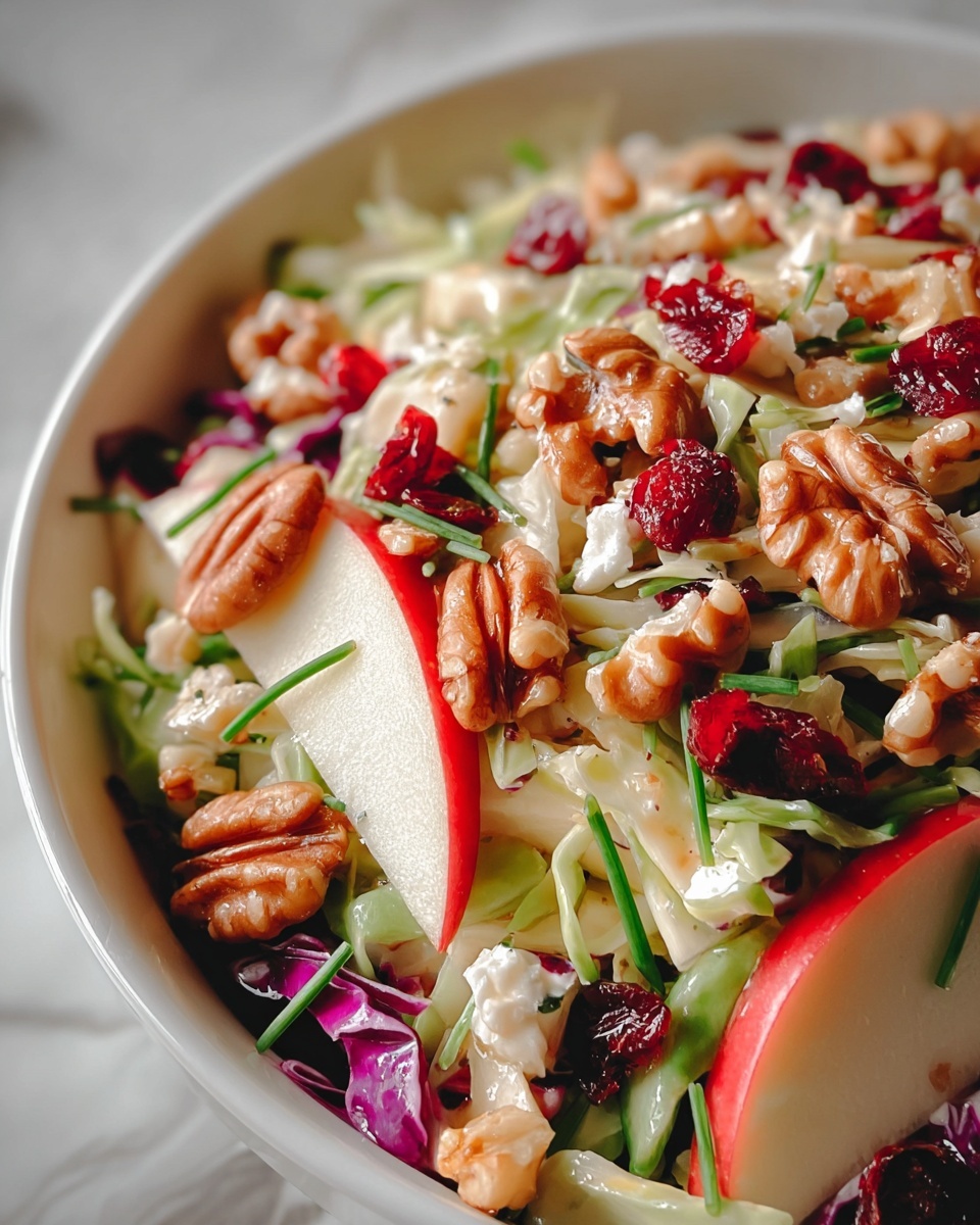 Apple Cranberry Coleslaw Recipe - Recipe Image