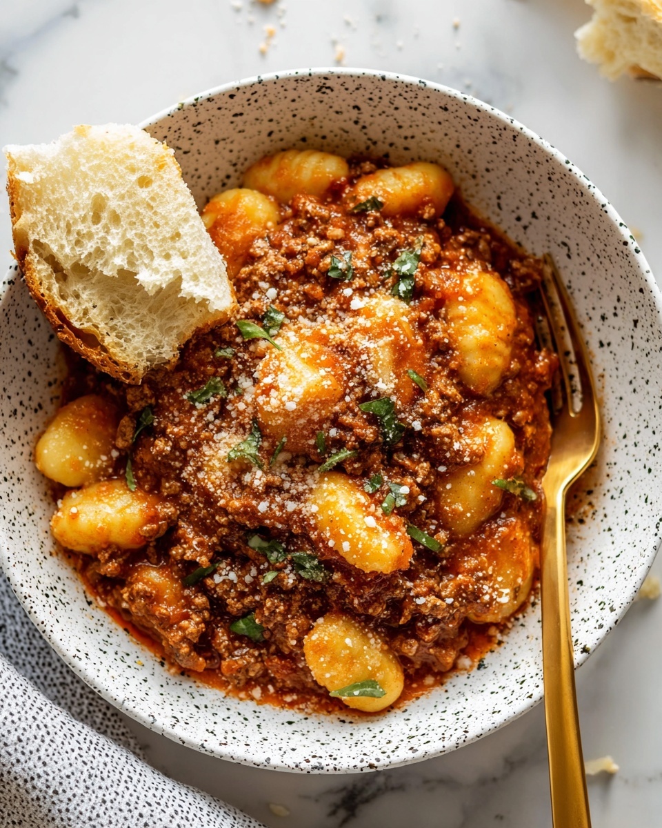 Cozy Gnocchi Bolognese Recipe - Recipe Image