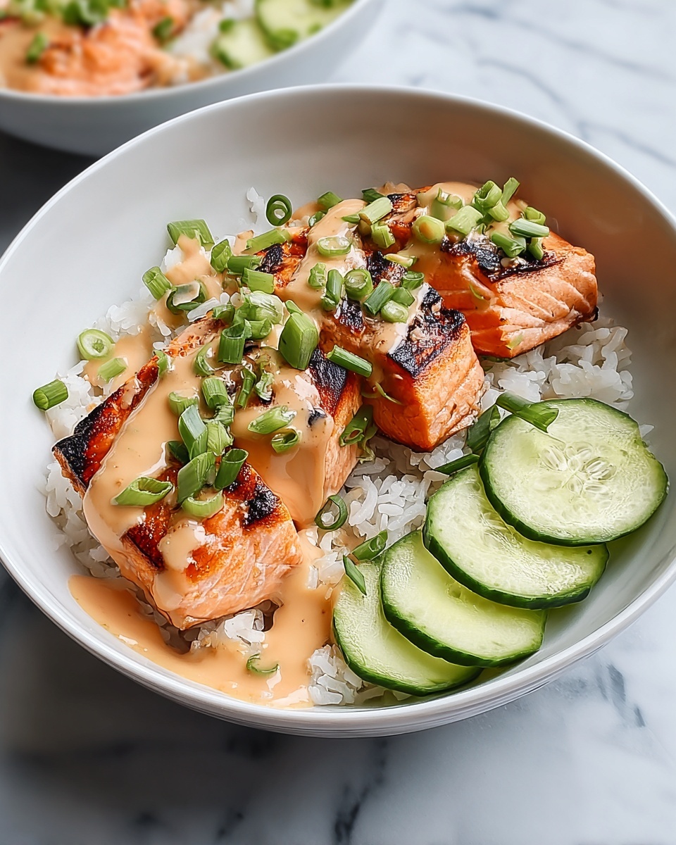Spicy Salmon Rice Bowl Recipe - Recipe Image