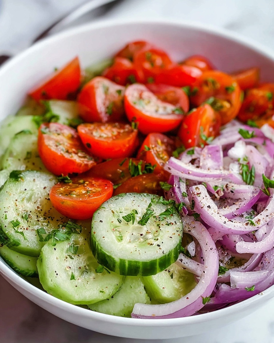 Cucumber Tomato Salad Recipe - Recipe Image