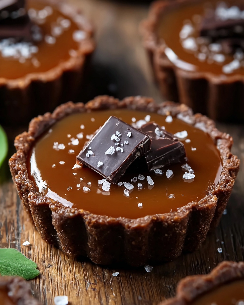 Chocolate Salted Caramel Tarts Recipe - Recipe Image