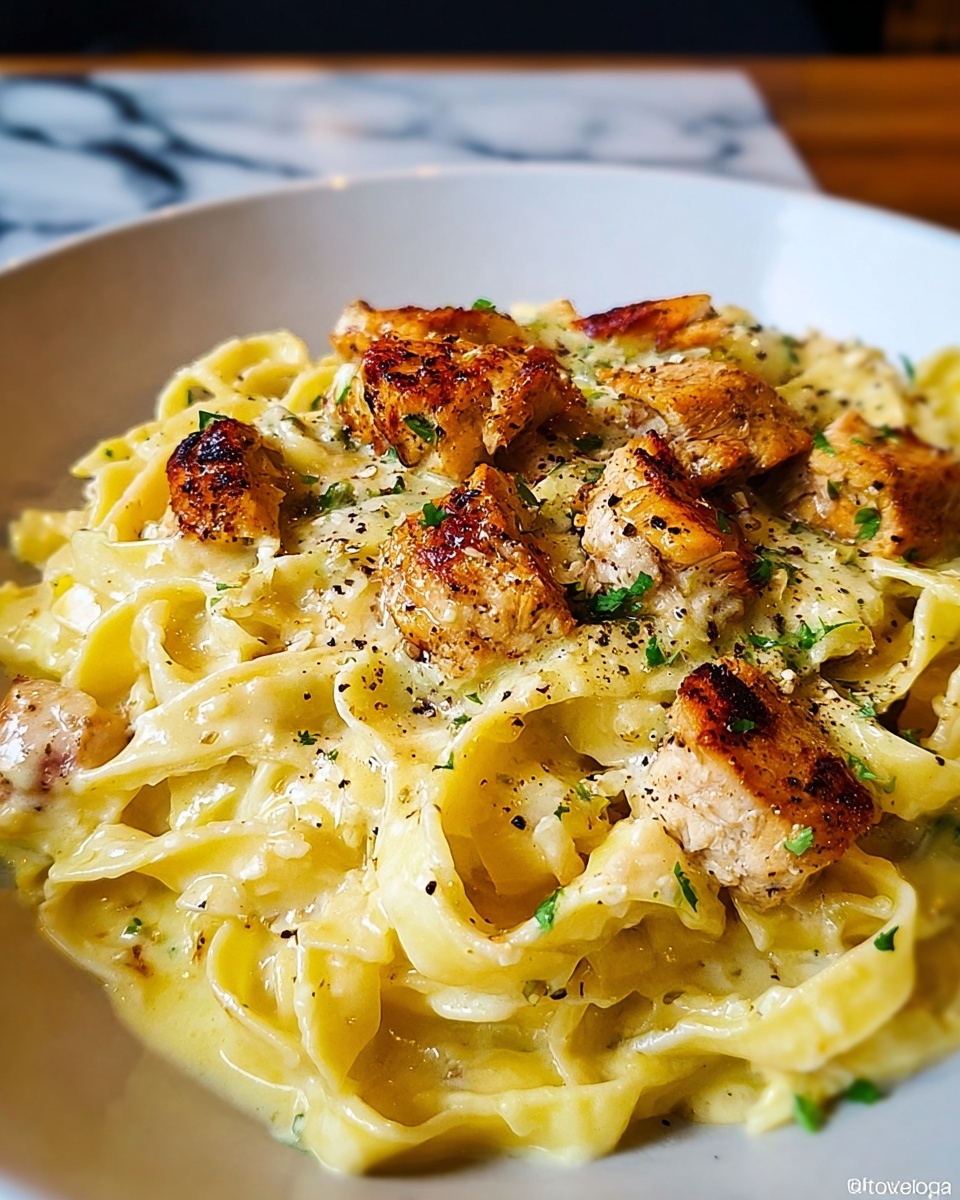Cajun Chicken Fettuccine Alfredo Recipe - Recipe Image