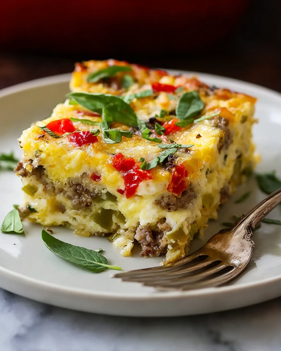 Overnight Slow Cooker Breakfast Casserole Recipe - Recipe Image