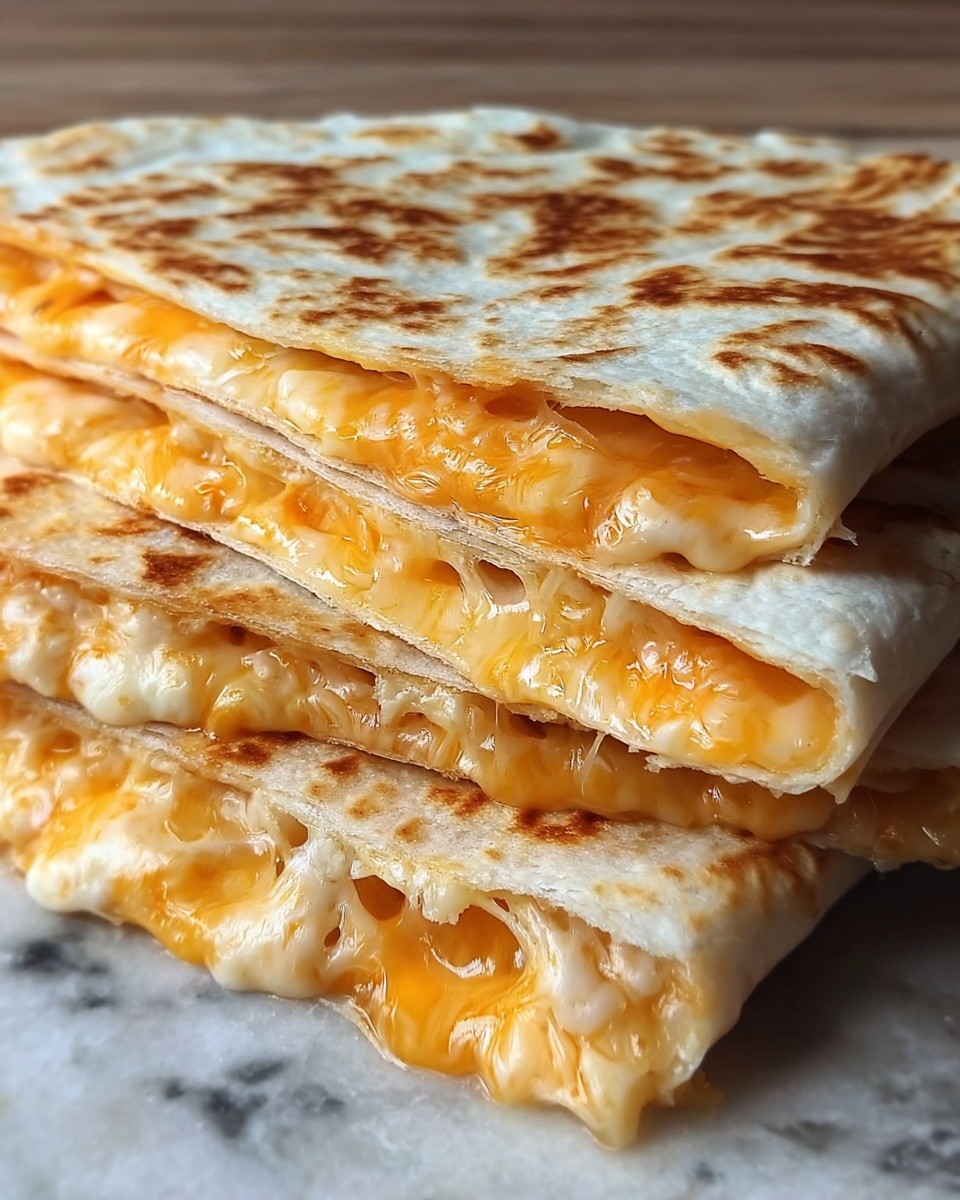 Cheesy Buffalo Ranch Chicken Quesadillas Recipe - Recipe Image