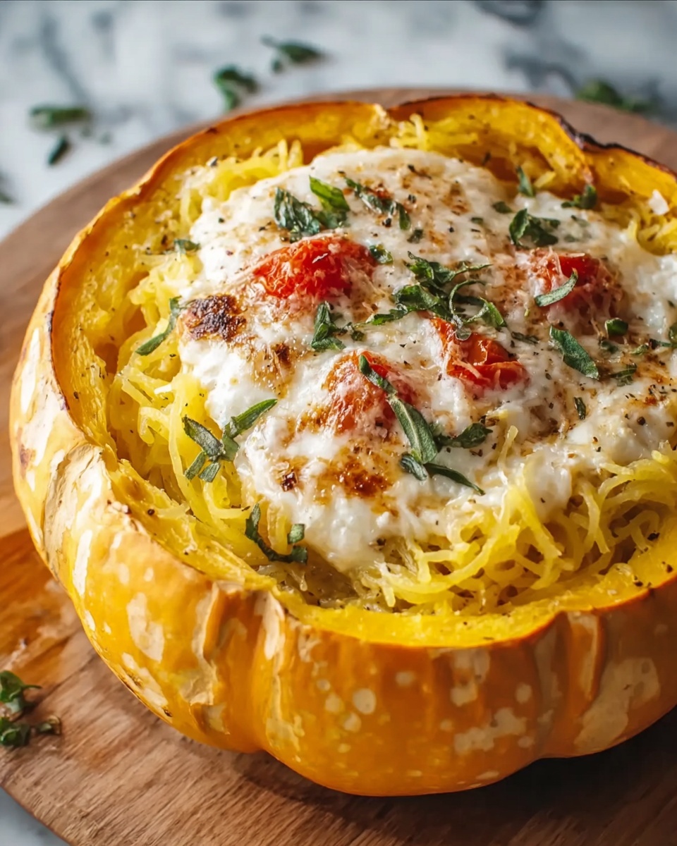 Baked Boursin Spaghetti Squash Recipe - Recipe Image