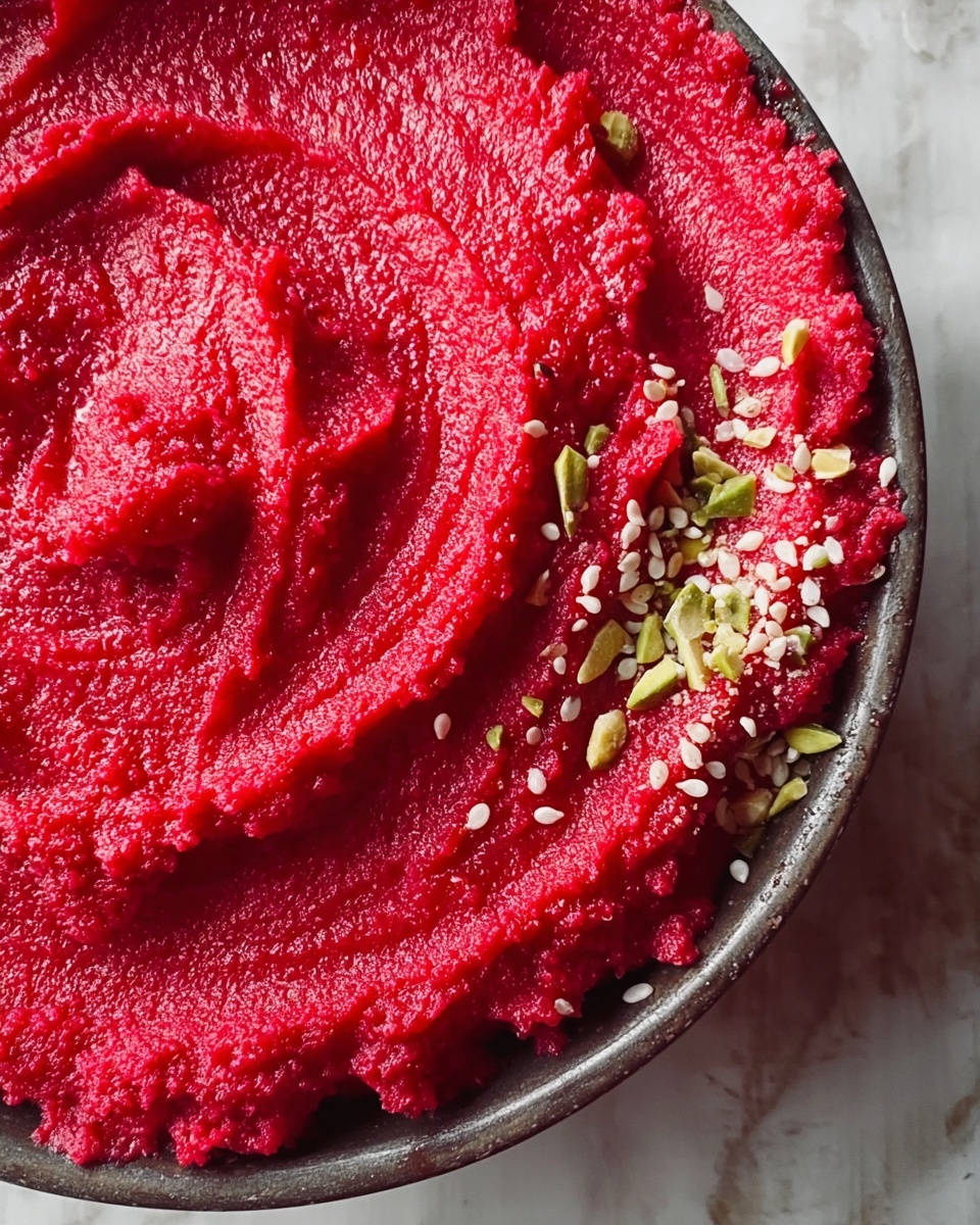 Roasted Beetroot Hummus Recipe - Recipe Image