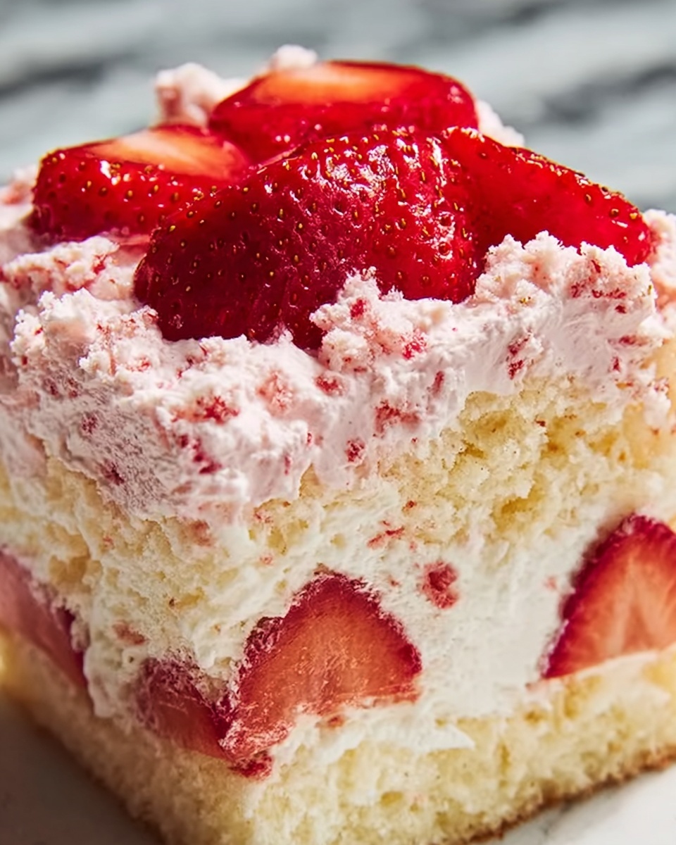 Strawberry Angel Food Dessert Recipe - Recipe Image