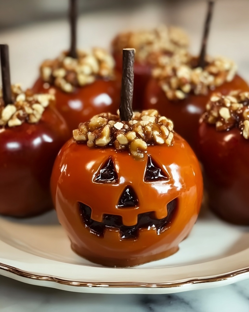Candied Apples for Halloween Recipe - Recipe Image