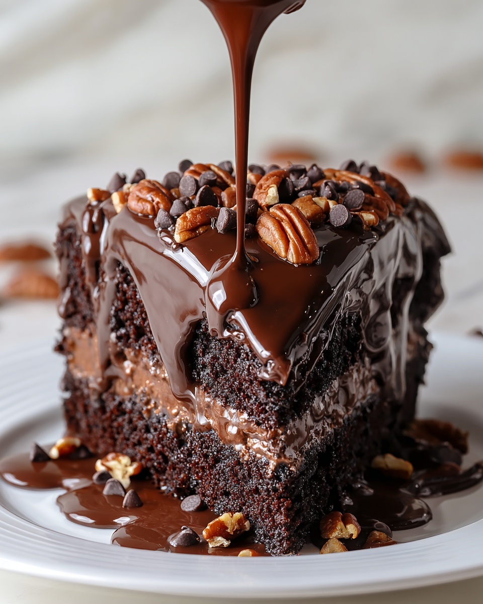 Chocolate Turtle Cake Recipe - Recipe Image