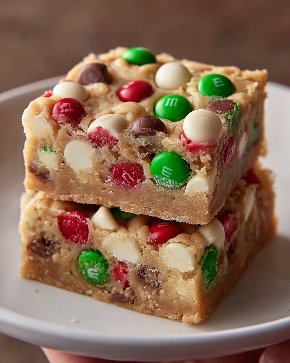 Christmas Cookie Bars Recipe - Recipe Image