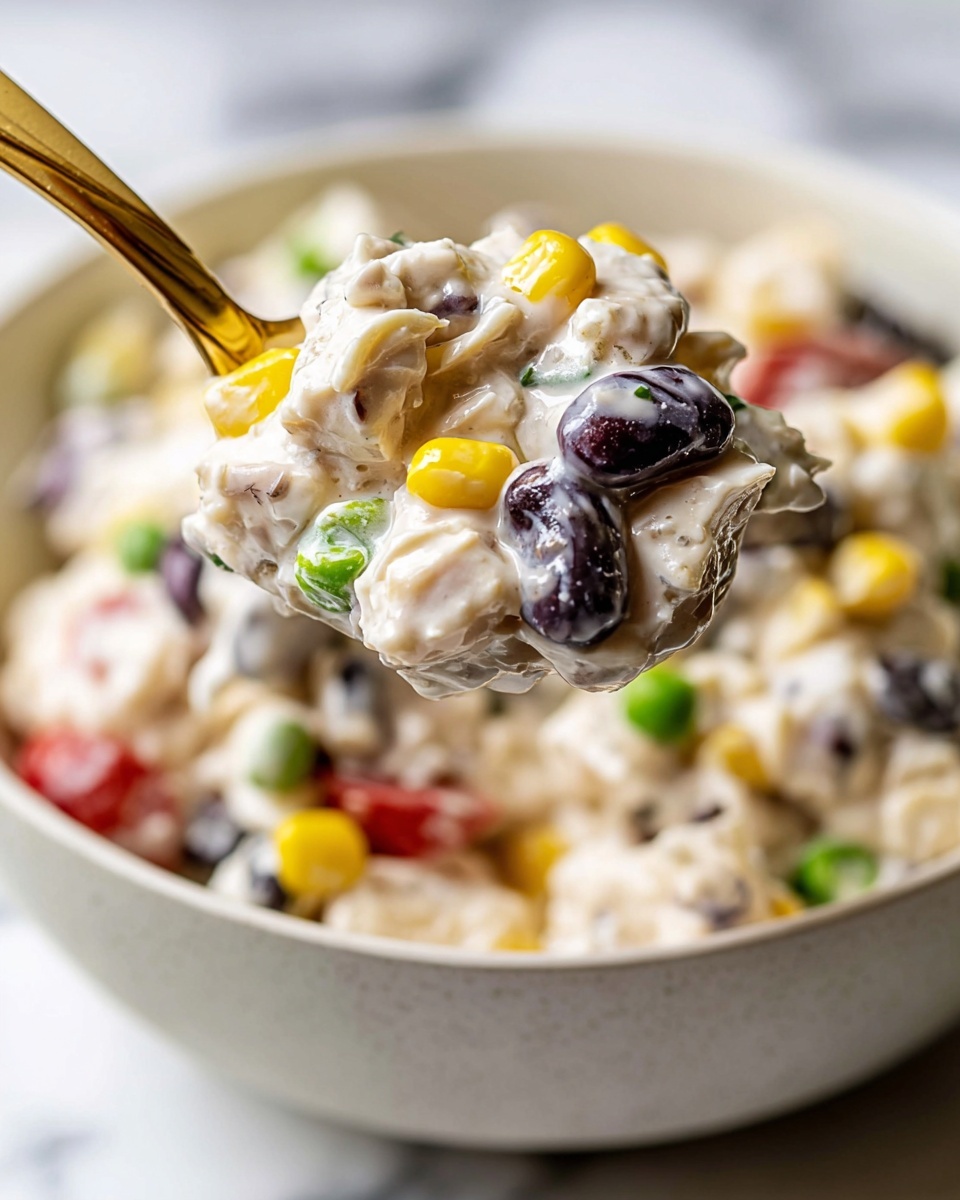 Creamy Southwest Chicken Salad Recipe - Recipe Image