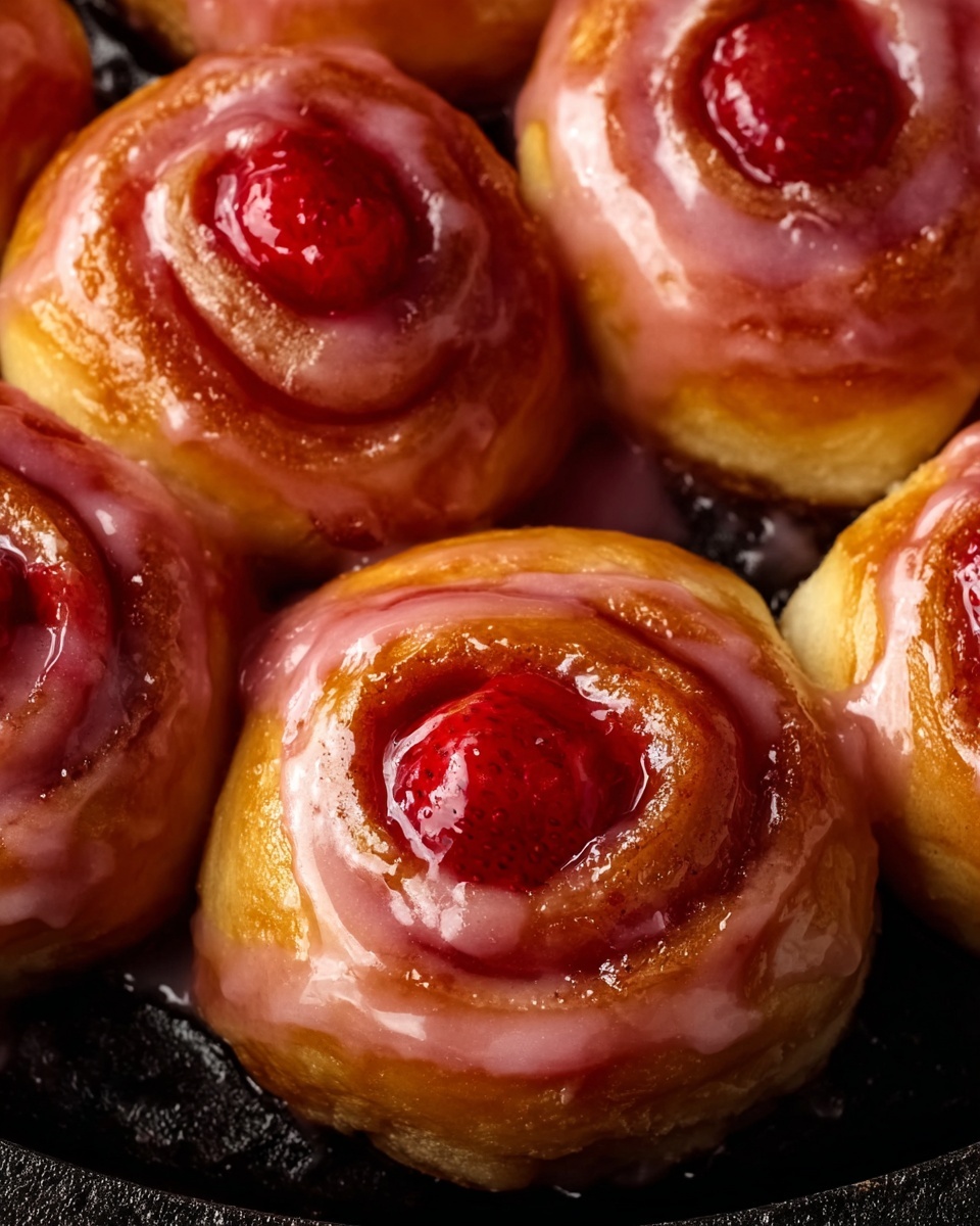 Strawberry Cinnamon Rolls Recipe - Recipe Image