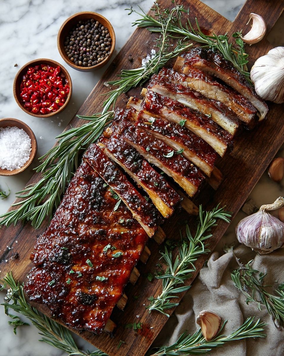 Oven-Baked Baby Back Ribs with Homemade BBQ Sauce Recipe - Recipe Image