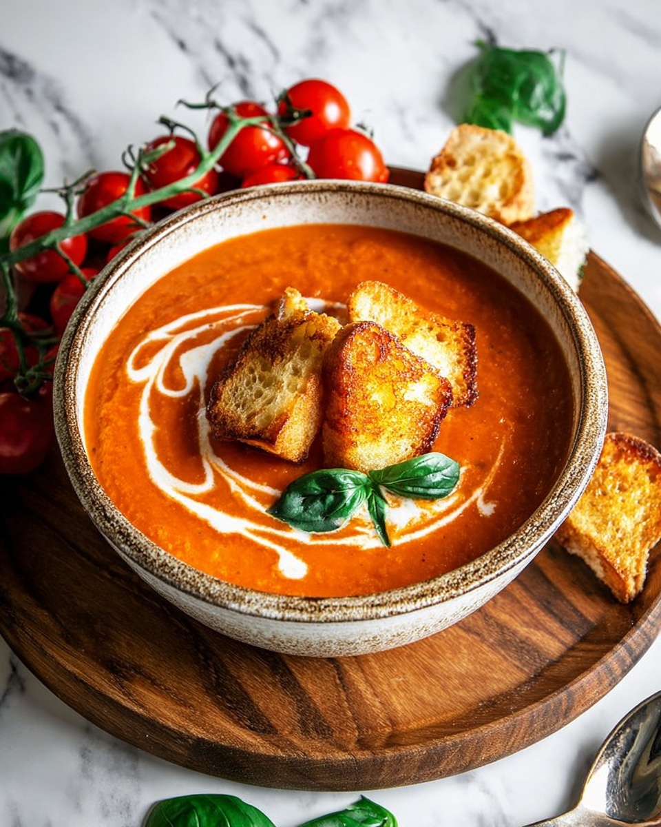 Easy Roasted Tomato Soup Recipe - Recipe Image