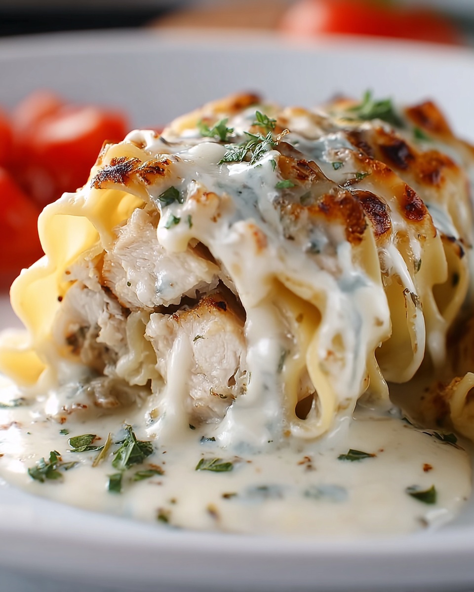 Chicken Alfredo Roll-Ups Recipe - Recipe Image