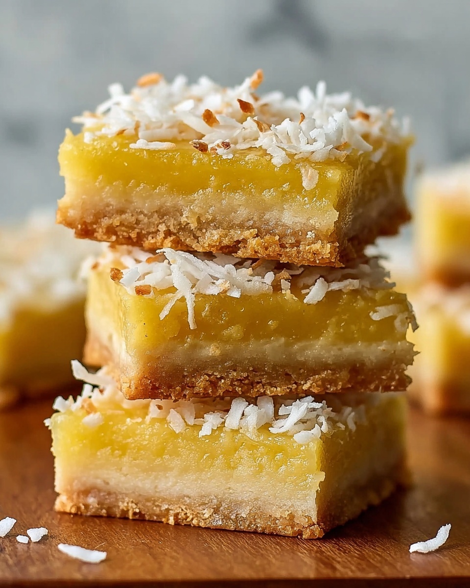 Buttery Coconut Bars That Melt in Your Mouth Recipe - Recipe Image
