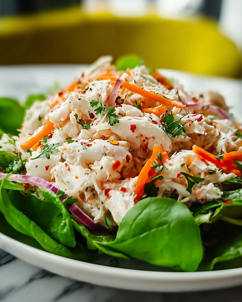 Crab Salad: A Refreshing Delight for Any Occasion Recipe - Recipe Image