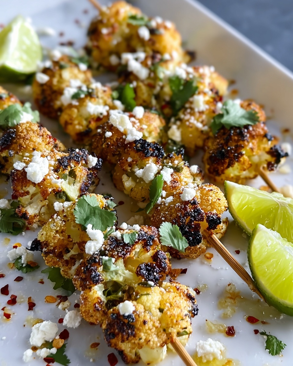 Mexican Street Style Grilled Cauliflower Recipe - Recipe Image