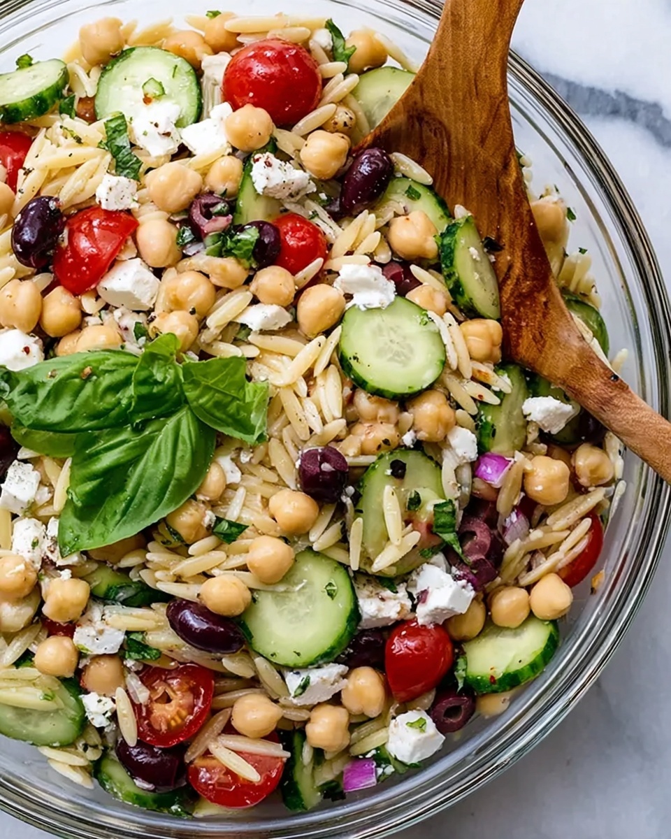 Greek Orzo Salad Recipe - Recipe Image