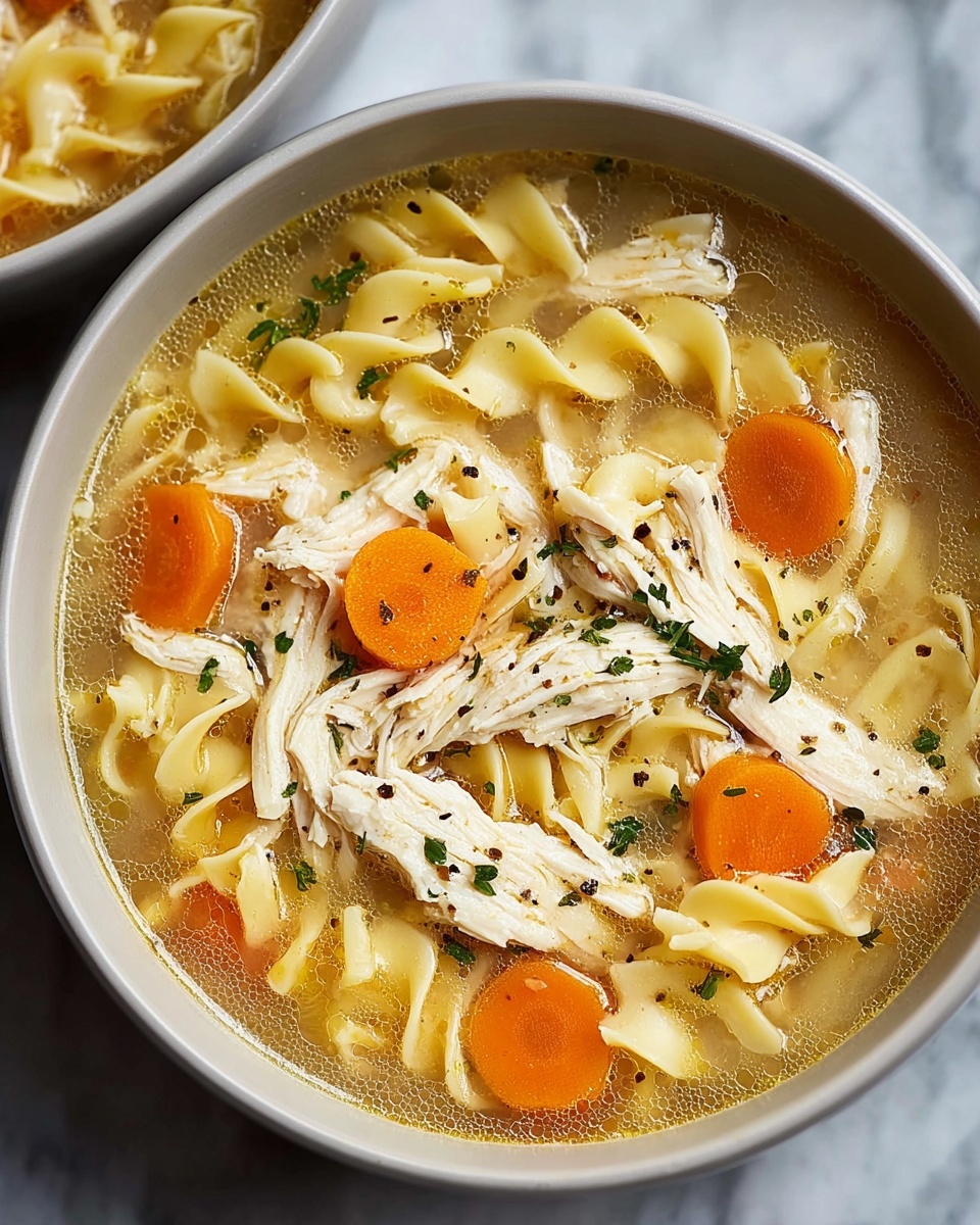 Creamy Chicken Noodle Soup in the Crock Pot Recipe - Recipe Image