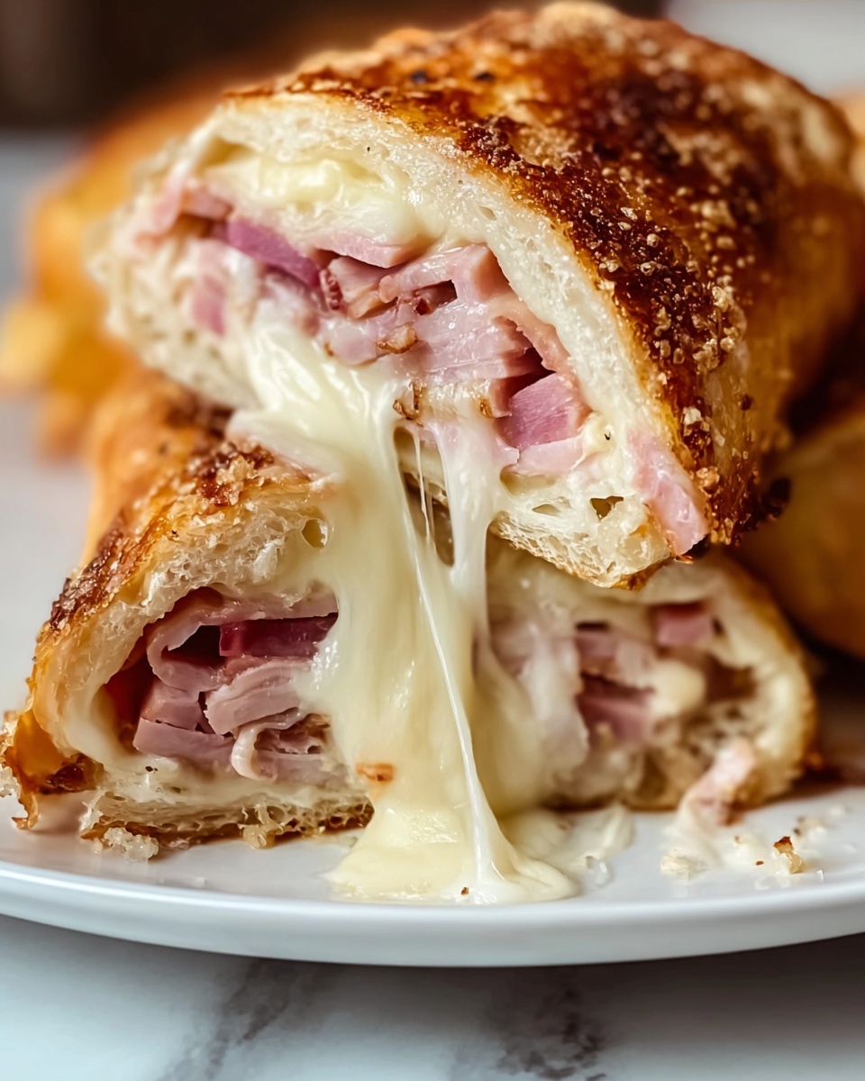 Savory Chicken Cordon Bleu Stromboli: Cheesy Recipe - Recipe Image