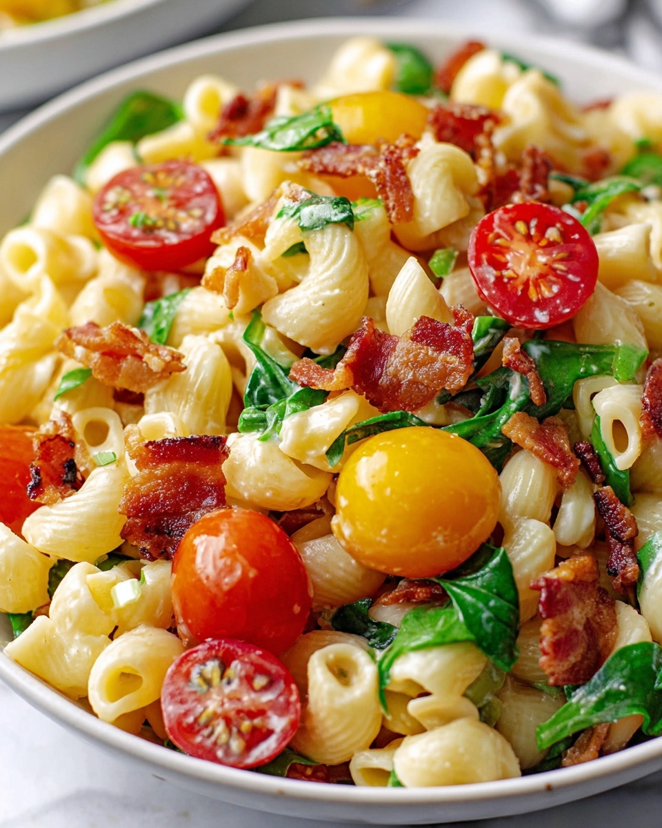 Ranch BLT Pasta Salad Recipe - Recipe Image
