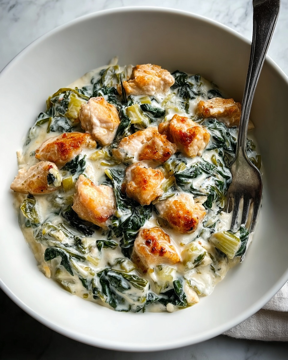 High-Protein Spinach and Artichoke Chicken Casserole Recipe - Recipe Image
