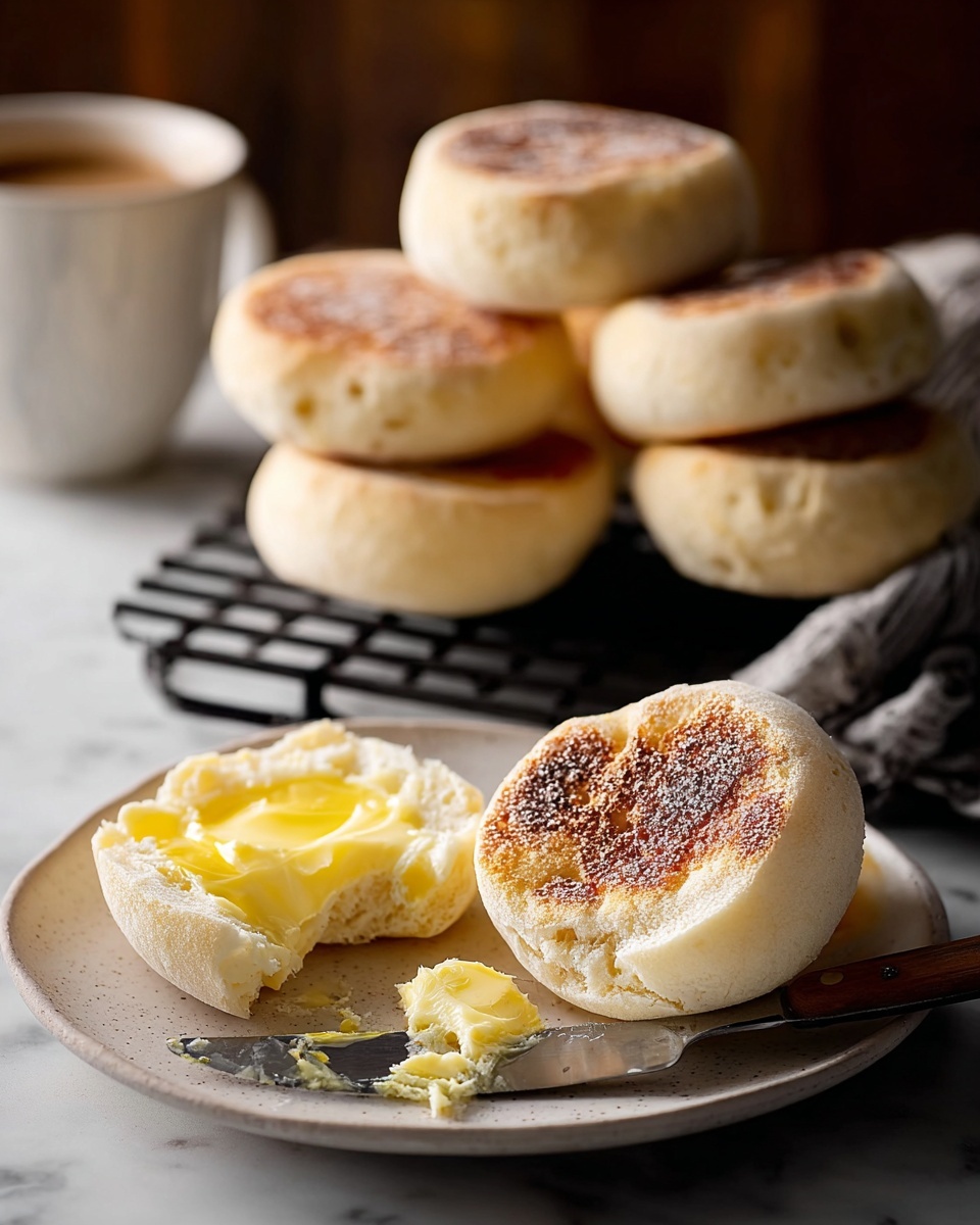 Homemade English Muffins Recipe - Recipe Image