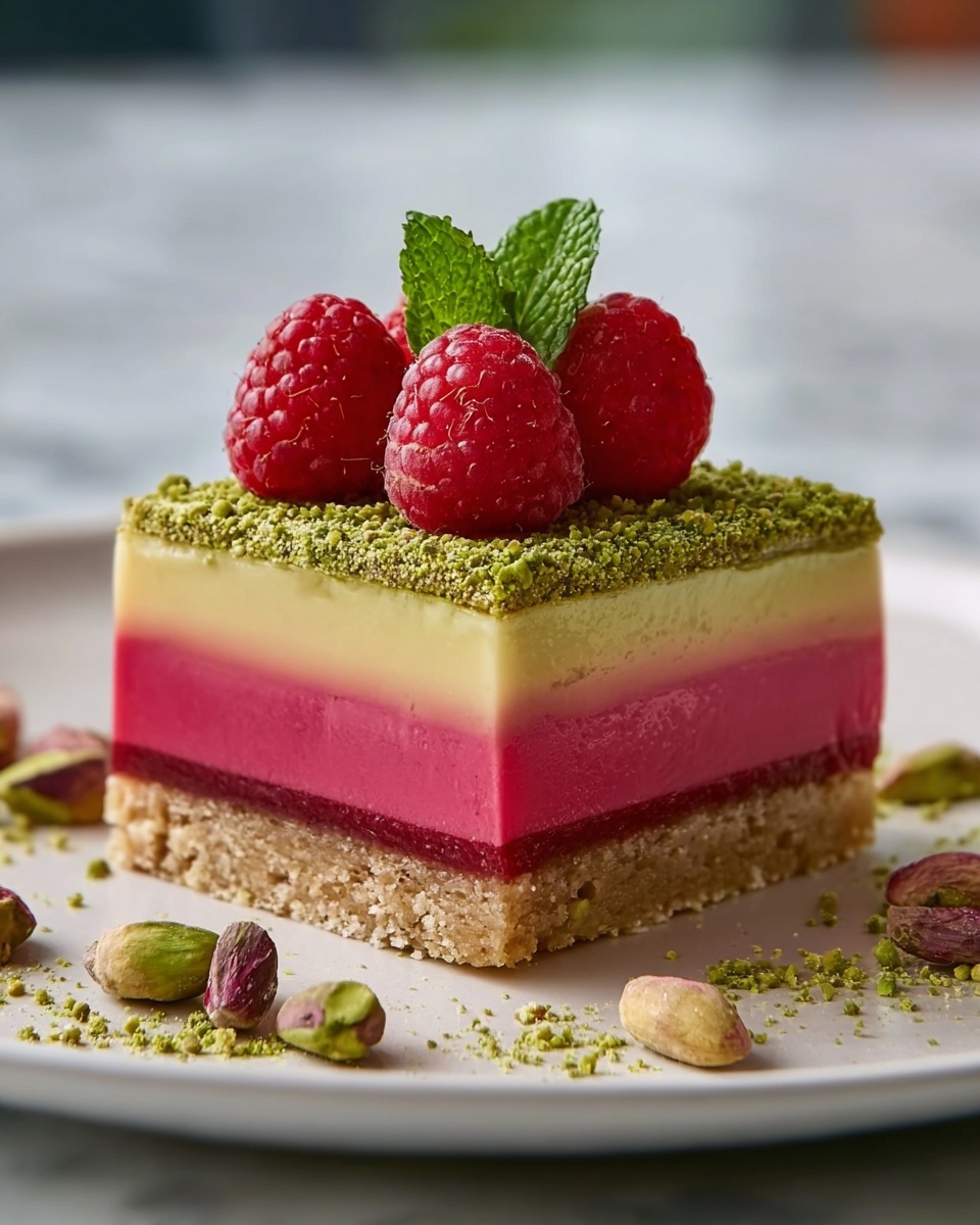 Raspberry Pistachio Entremet Recipe - Recipe Image