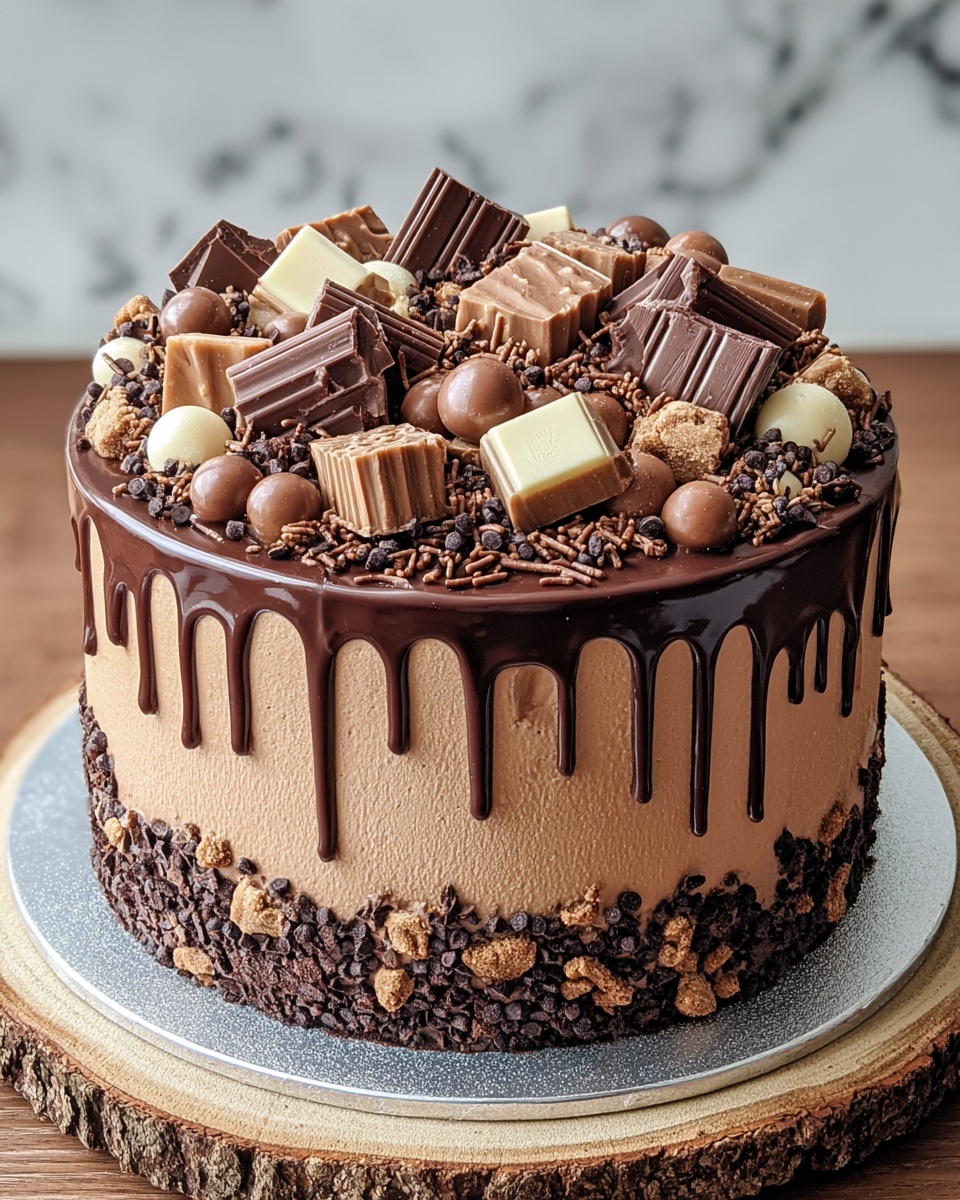 Epic Chocolate Overload Explosion Cake Recipe - Recipe Image