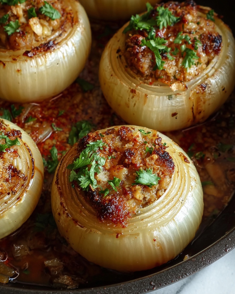 Greek Stuffed Onions (Salantourmasi) Recipe - Recipe Image