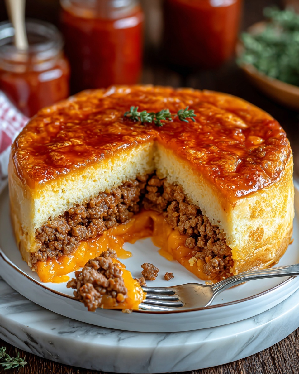 Easy Hamburger Pie Recipe - Recipe Image