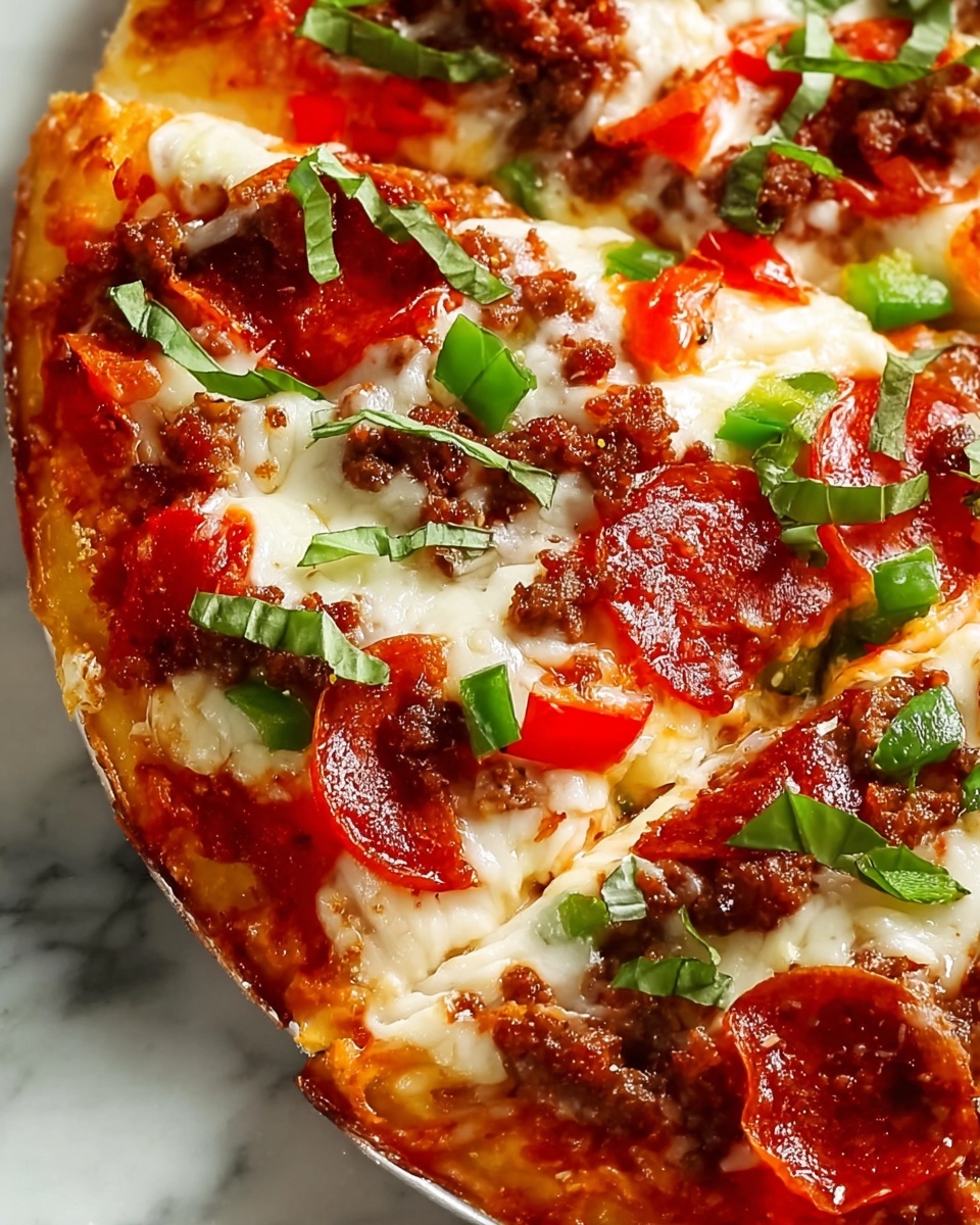 Low Carb Crustless Pizza Bowl Recipe - Recipe Image