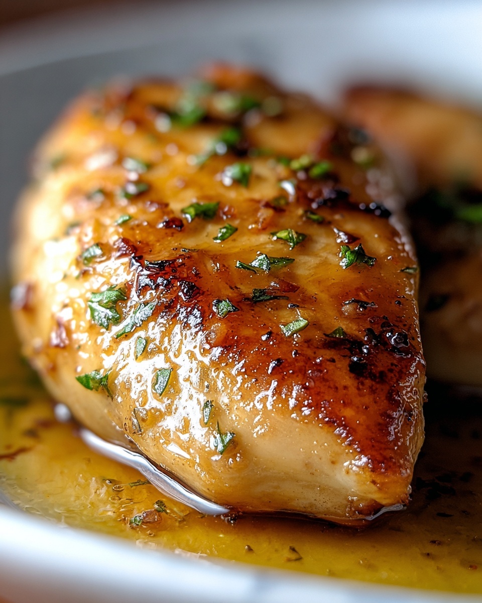 Melt-in-Your-Mouth Baked Chicken Breast with Garlic, Herbs, and Balsamic Recipe - Recipe Image
