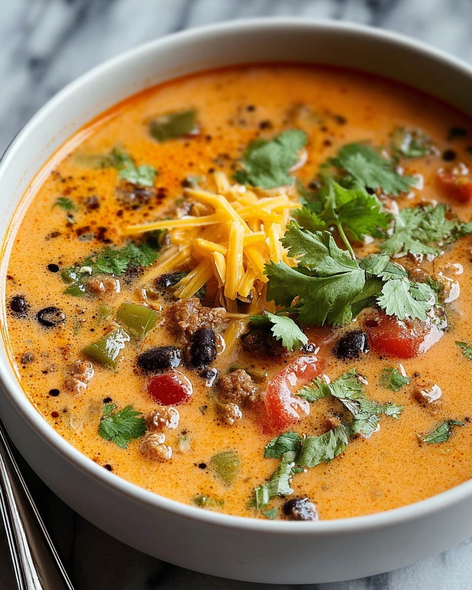 Easy Creamy Taco Soup Recipe - Recipe Image