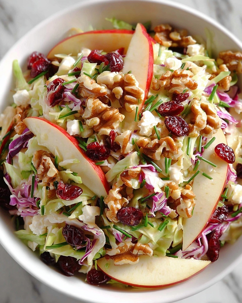 Apple Cranberry Coleslaw Recipe - Recipe Image