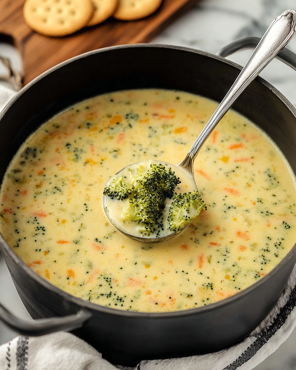 Healthy Broccoli Cheddar Soup Recipe - Recipe Image