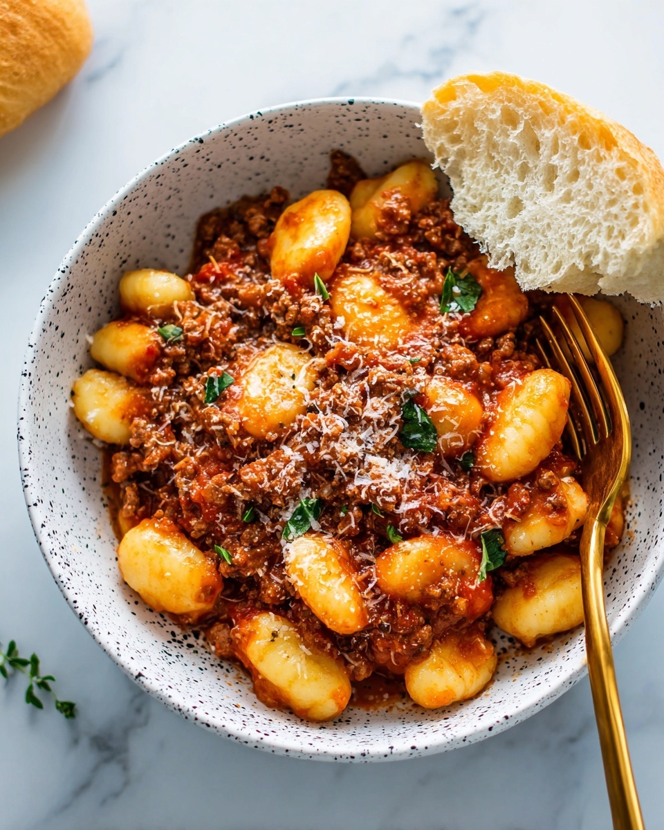 Cozy Gnocchi Bolognese Recipe - Recipe Image