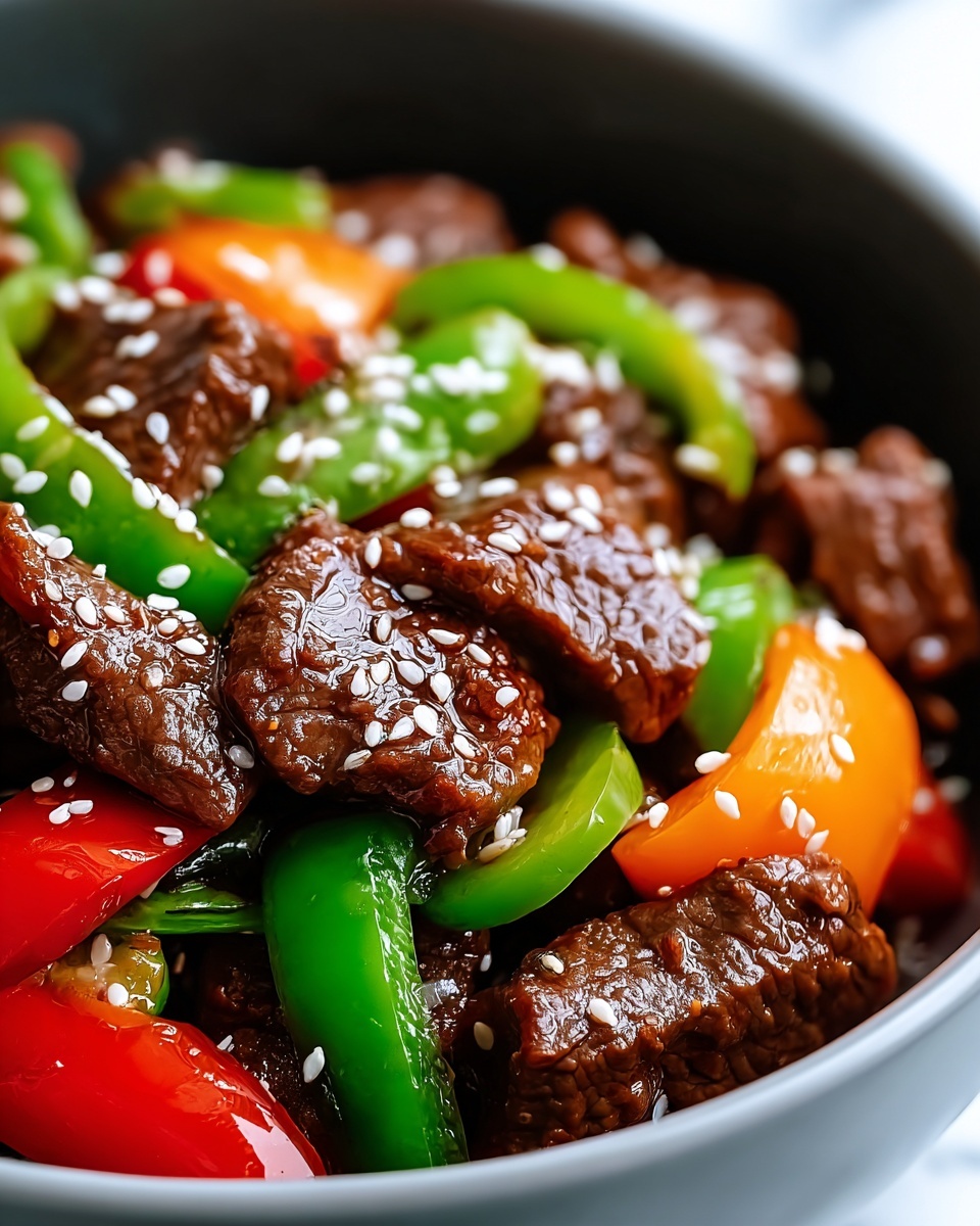 Pepper Steak in a Crock Pot Recipe - Recipe Image