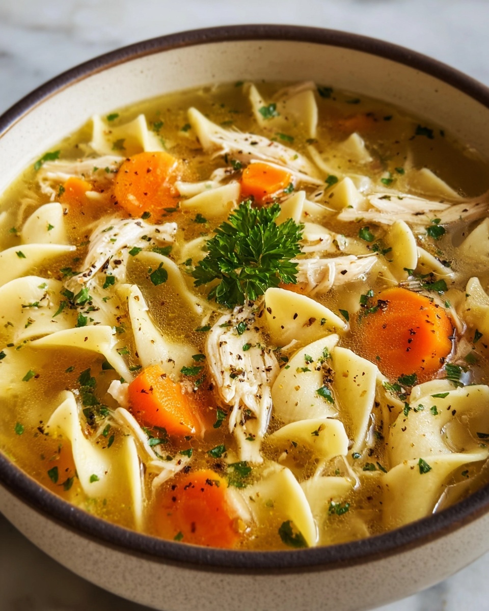 Homemade Chicken Noodle Soup: A Comforting Classic Recipe - Recipe Image