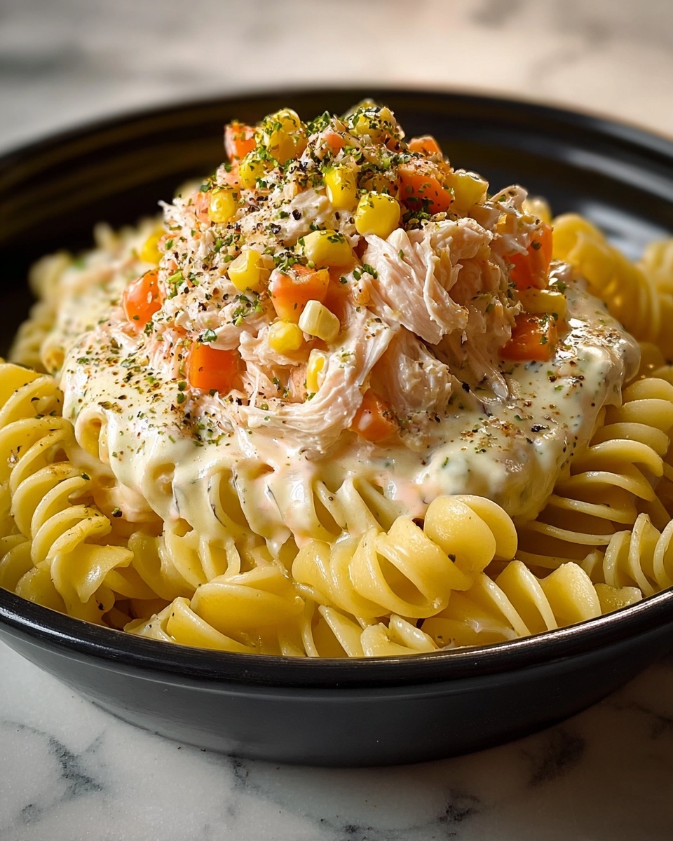 Creamy Ranch Chicken & Noodles Recipe - Recipe Image