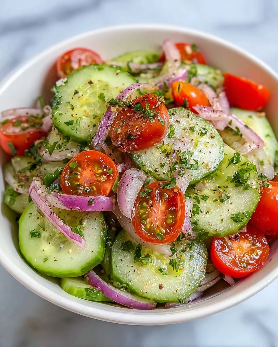 Cucumber Tomato Salad Recipe - Recipe Image
