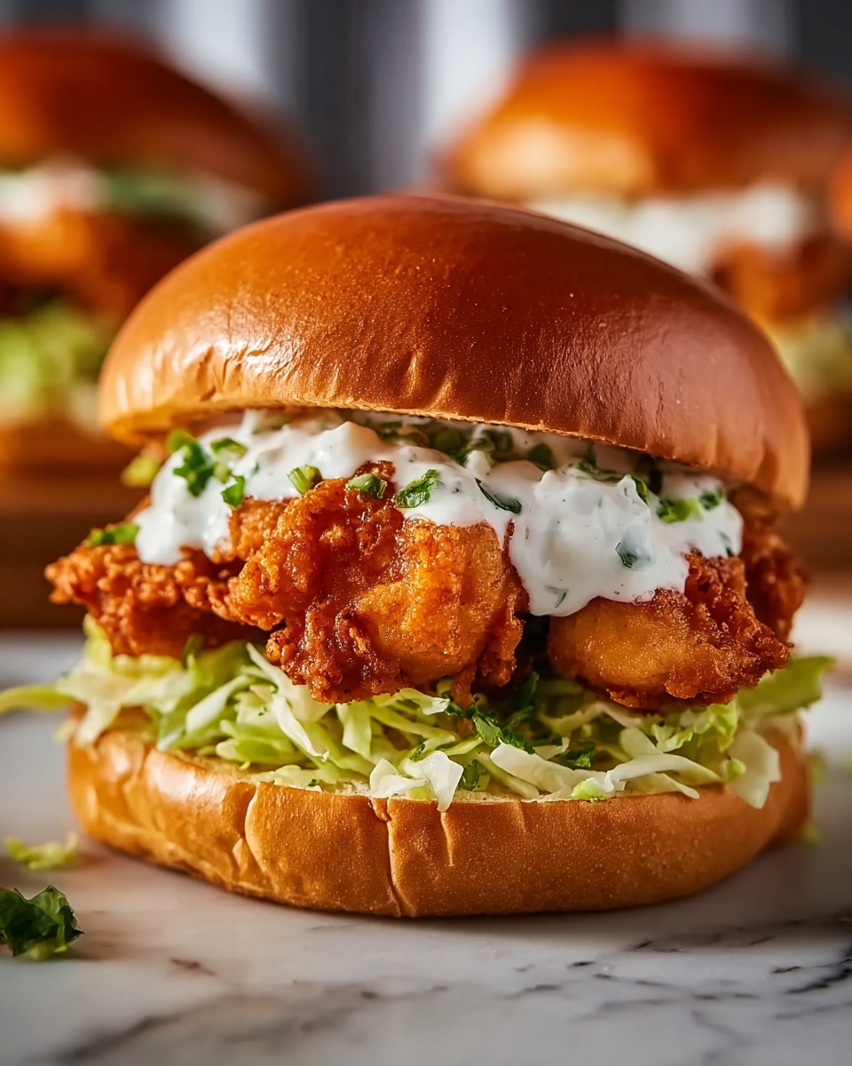Crispy Buffalo Chicken Sandwich Recipe - Recipe Image