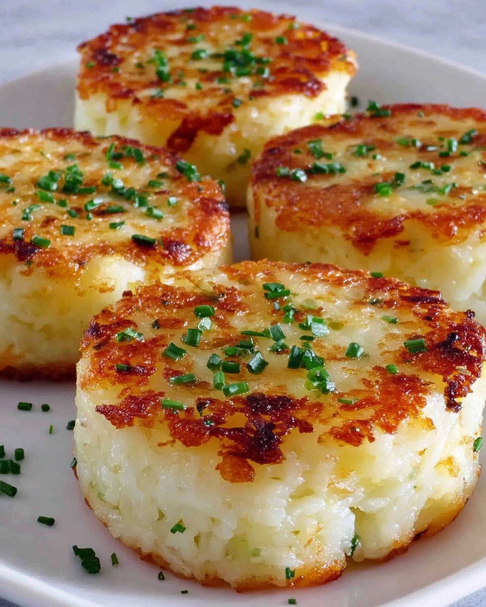 Garlic Chive Mashed Potato Puffins Recipe - Recipe Image