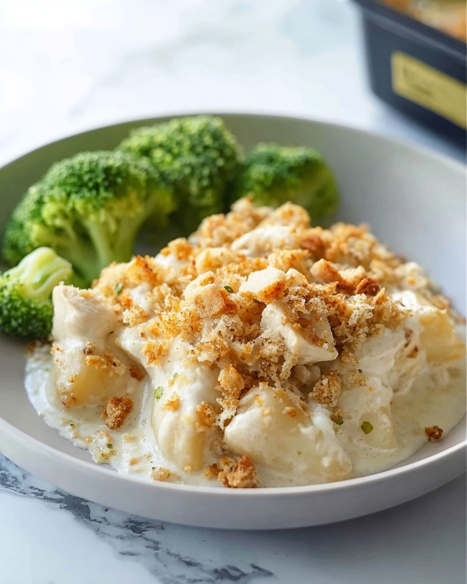 Creamy Swiss Chicken Casserole Recipe - Recipe Image