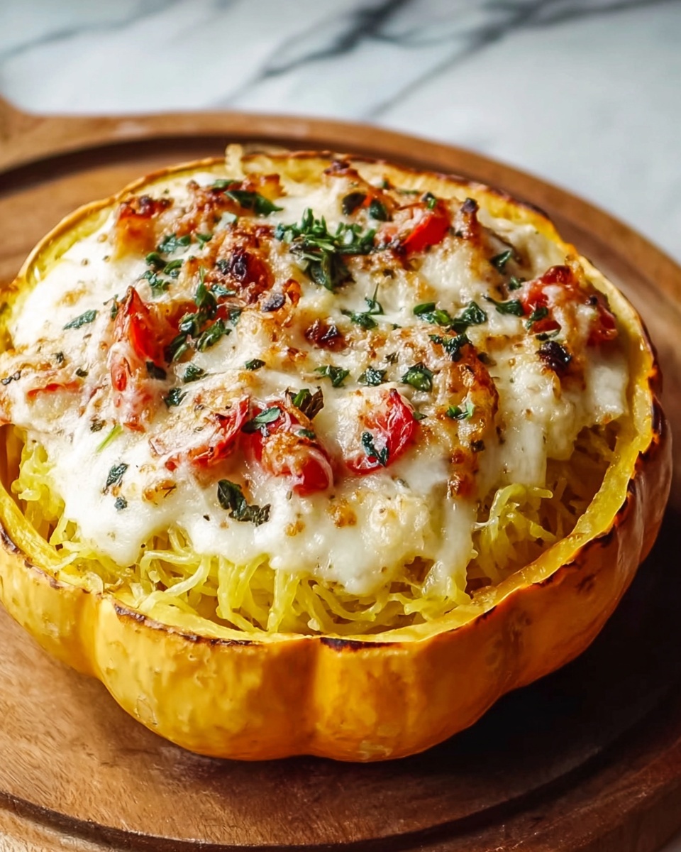 Baked Boursin Spaghetti Squash Recipe - Recipe Image