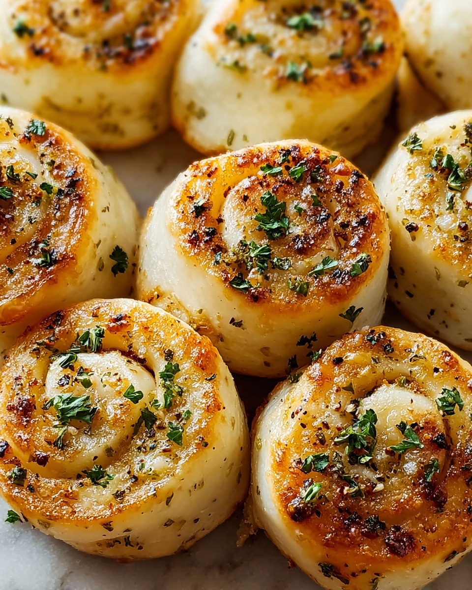 Garlic Bread Roll-Ups Recipe - Recipe Image
