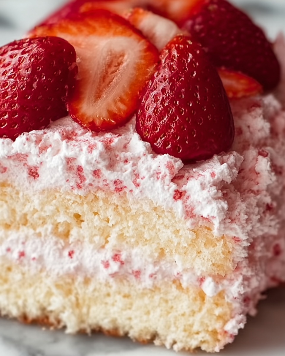 Strawberry Angel Food Dessert Recipe - Recipe Image
